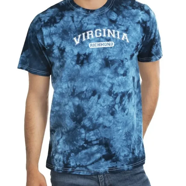 Richmond Virginia Tie Dye Tee -SmartPrintsInk Designs
